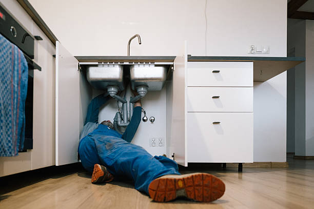 Professional Drain Cleaning technician working in Cobbs Creek, VA